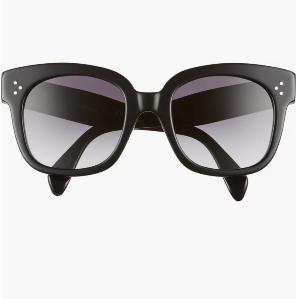 CELINE 54MM SQUARE SUNGLASSES IN SMOKE BLACK CL4002UN